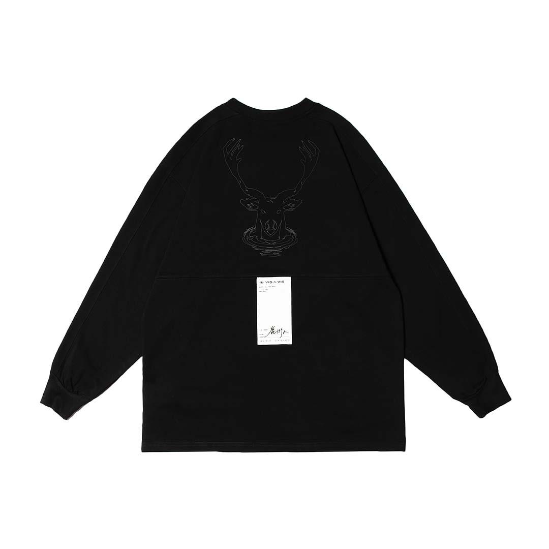 HUMAN HART X VIS-A-VIS COLLABORATION LONG SLEEVE TEE 鹿洐人 X VIS-A-VIS 聯名長袖T恤