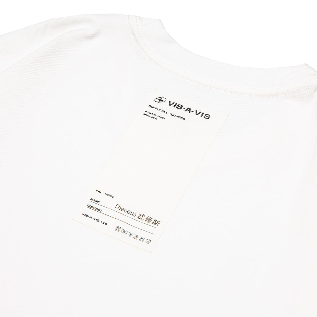 THESEUS X VIS-A-VIS COLLABORATION LONG TEE 忒修斯 X VIS-A-VIS 聯名短袖T恤