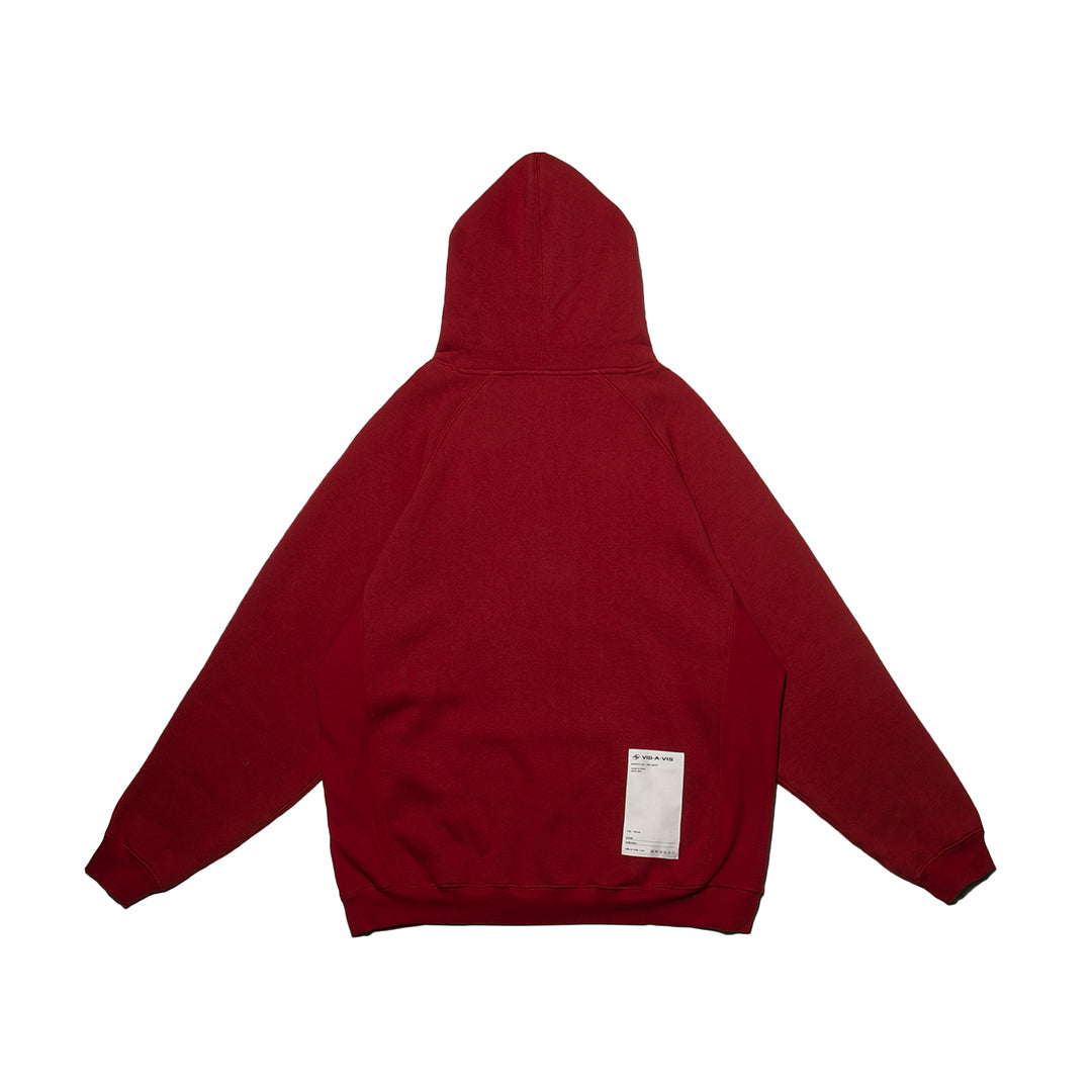 FLEECE HODDIE 內刷毛羅紋拼接連帽T恤