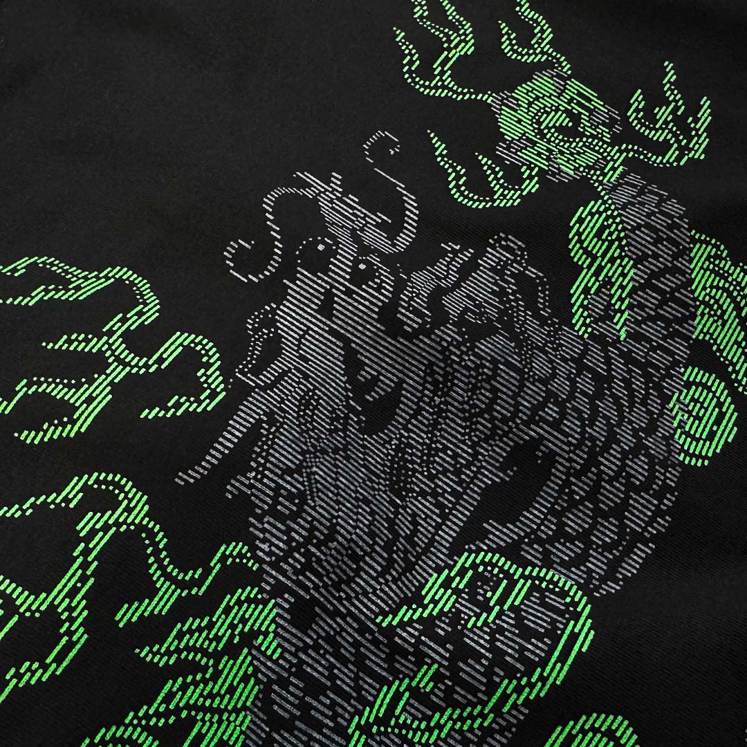 "吉祥龍意 🐲"  BLACK T-SHIRT 305G 短袖T恤