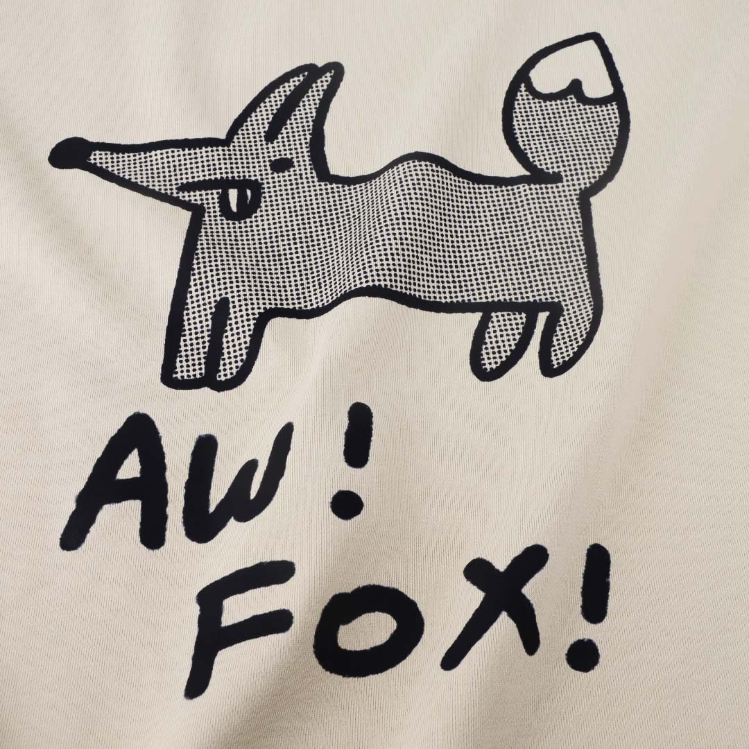 "AW! FOX!" SWEAT 噢！焦糕了！大學T恤