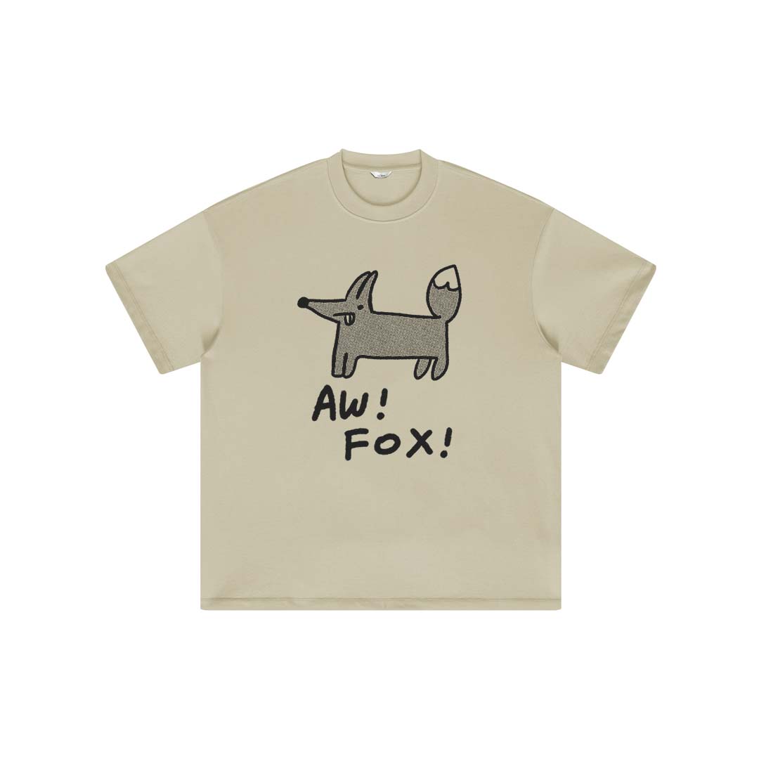 "AW! FOX!" T-SHIRT 噢！焦糕了！短袖T恤