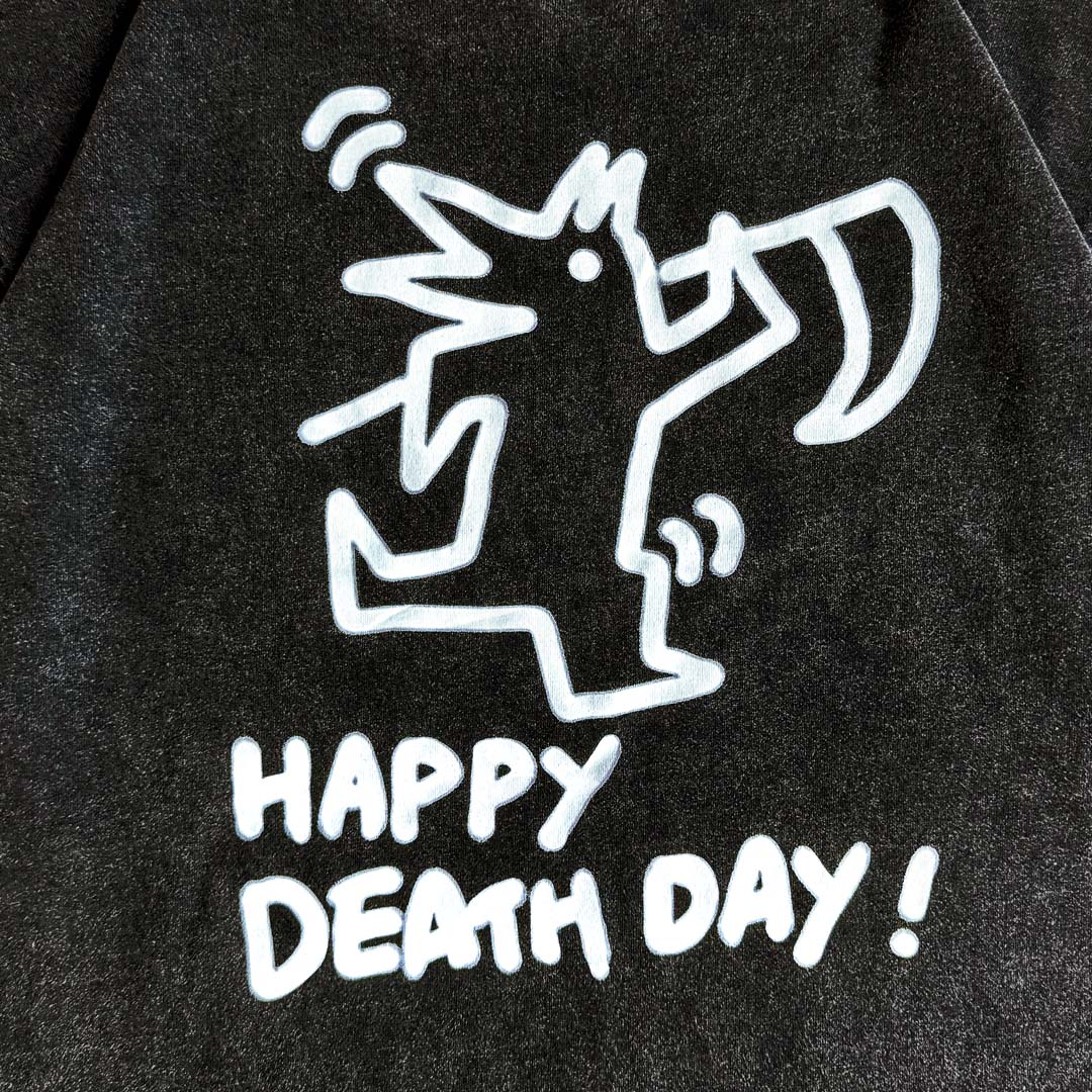 "DEATH FOX" COLLECTION #Happy Death Day T-SHIRT "死神狐狸"系列 #忌日快樂 短袖T恤