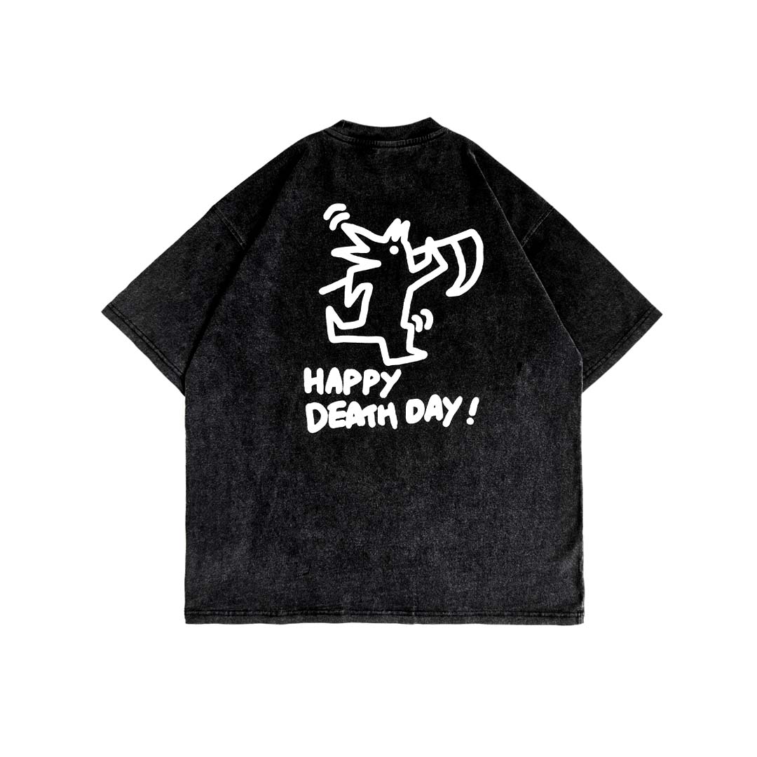 "DEATH FOX" COLLECTION #Happy Death Day T-SHIRT "死神狐狸"系列 #忌日快樂 短袖T恤