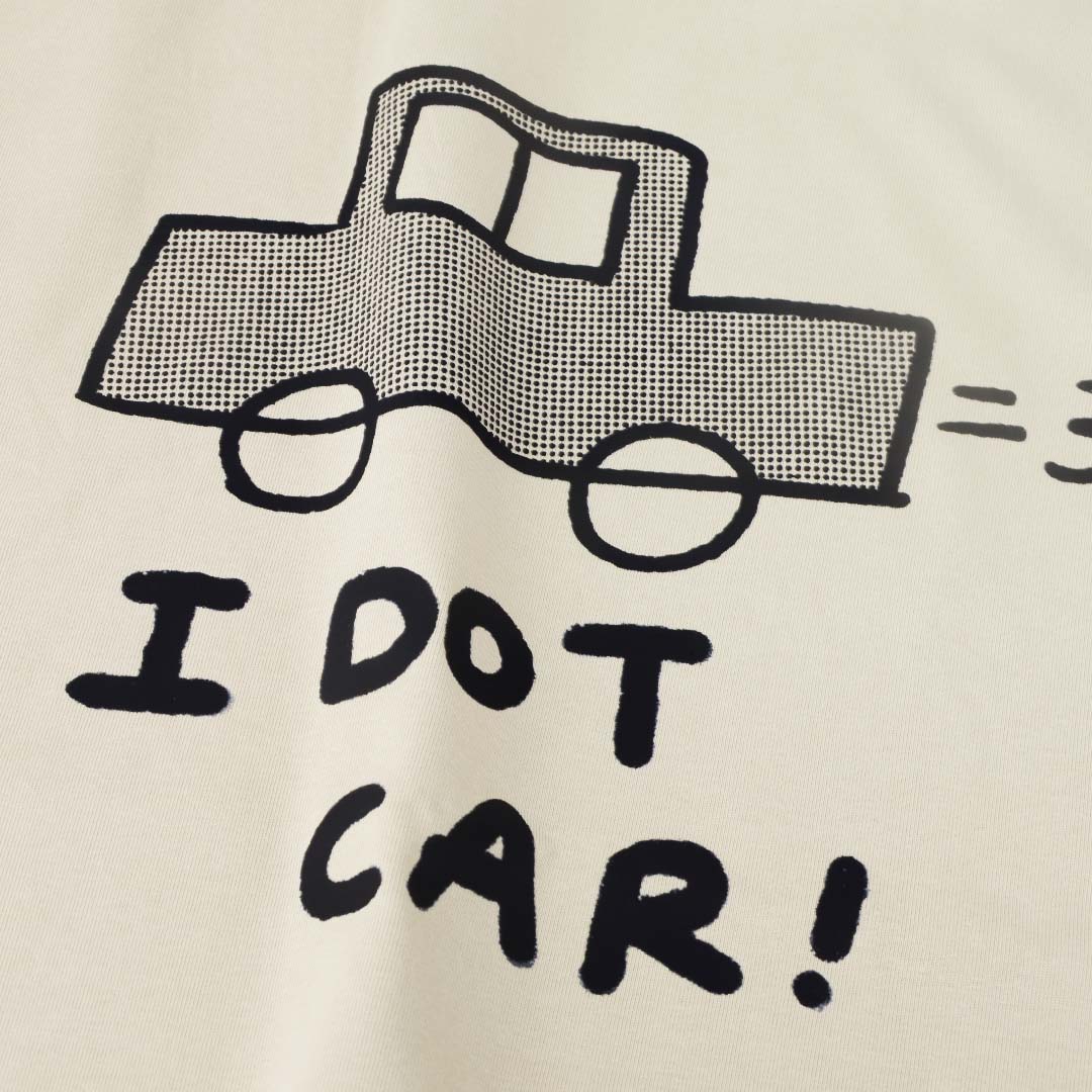 "I DOT CAR" T-SHIRT 窩不在忽短袖T恤