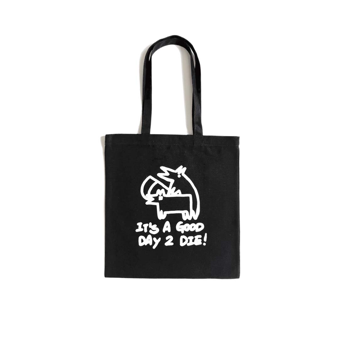 "DEATH FOX" COLLECTION #It's A Good Day 2 Die CANVAS BAG "死神狐狸"系列 #今日宜去死 帆布袋