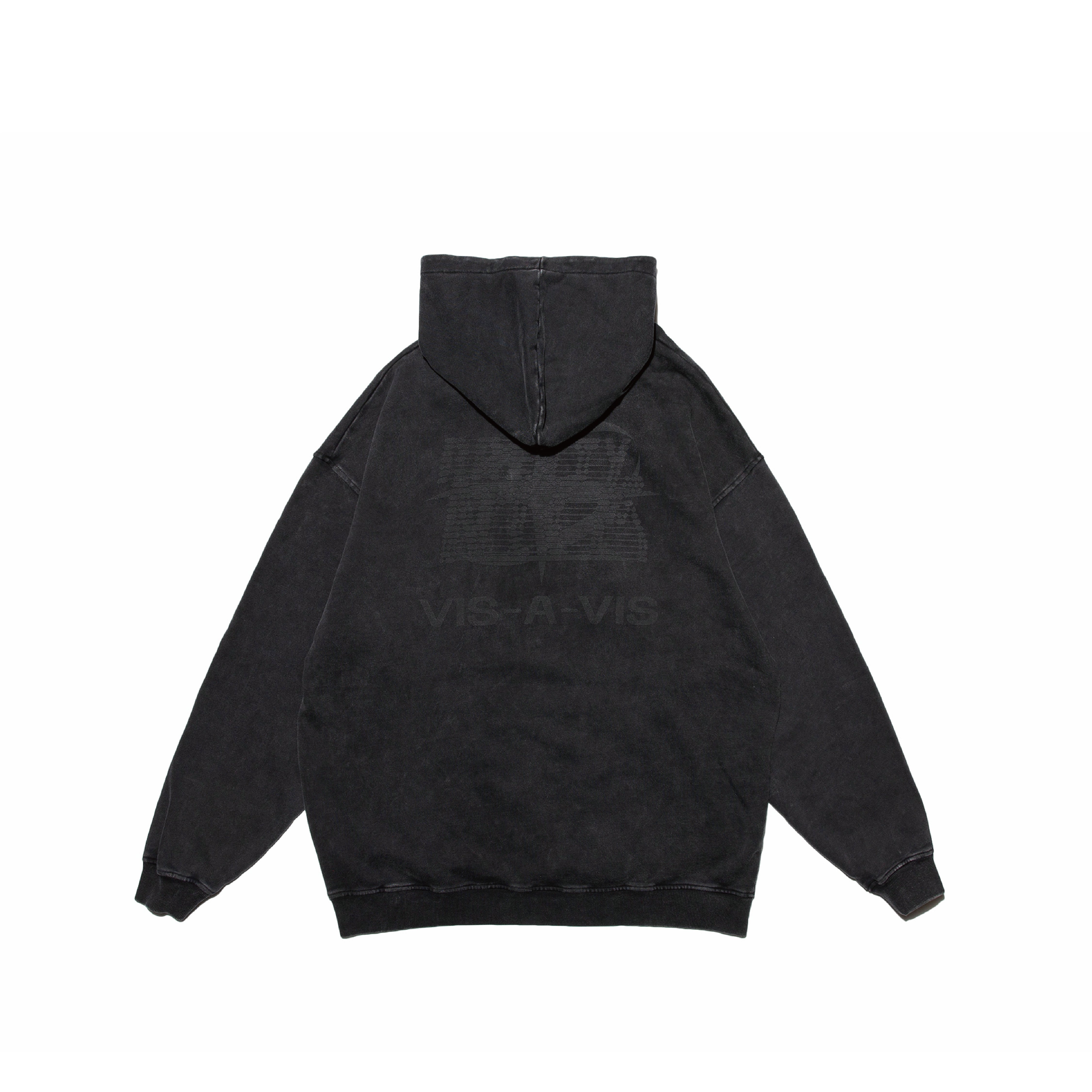 PRETTYNICE x VIS-A-VIS "Tech Lines Water Reveal Washed Hoodie"