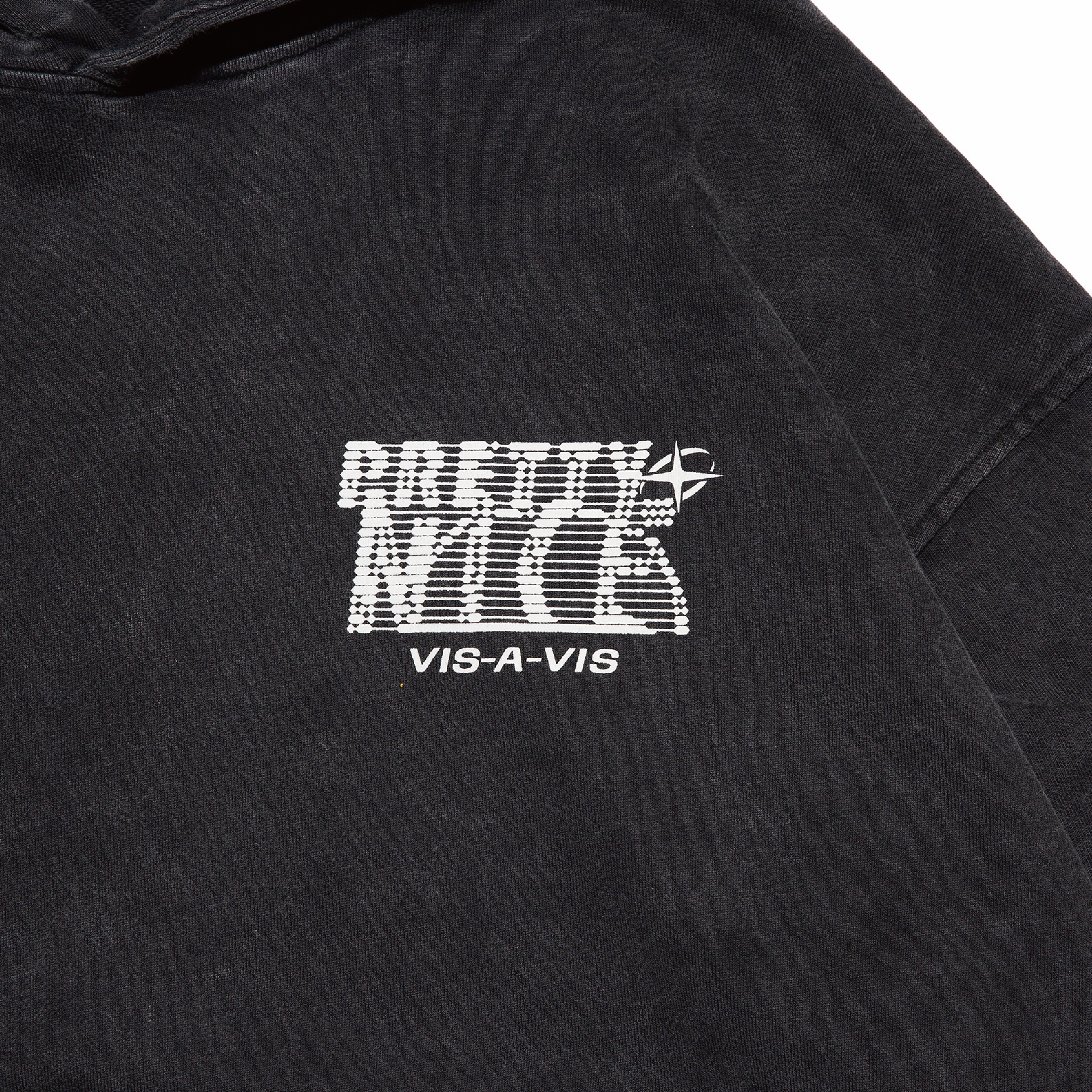 PRETTYNICE x VIS-A-VIS "Tech Lines Water Reveal Washed Hoodie"