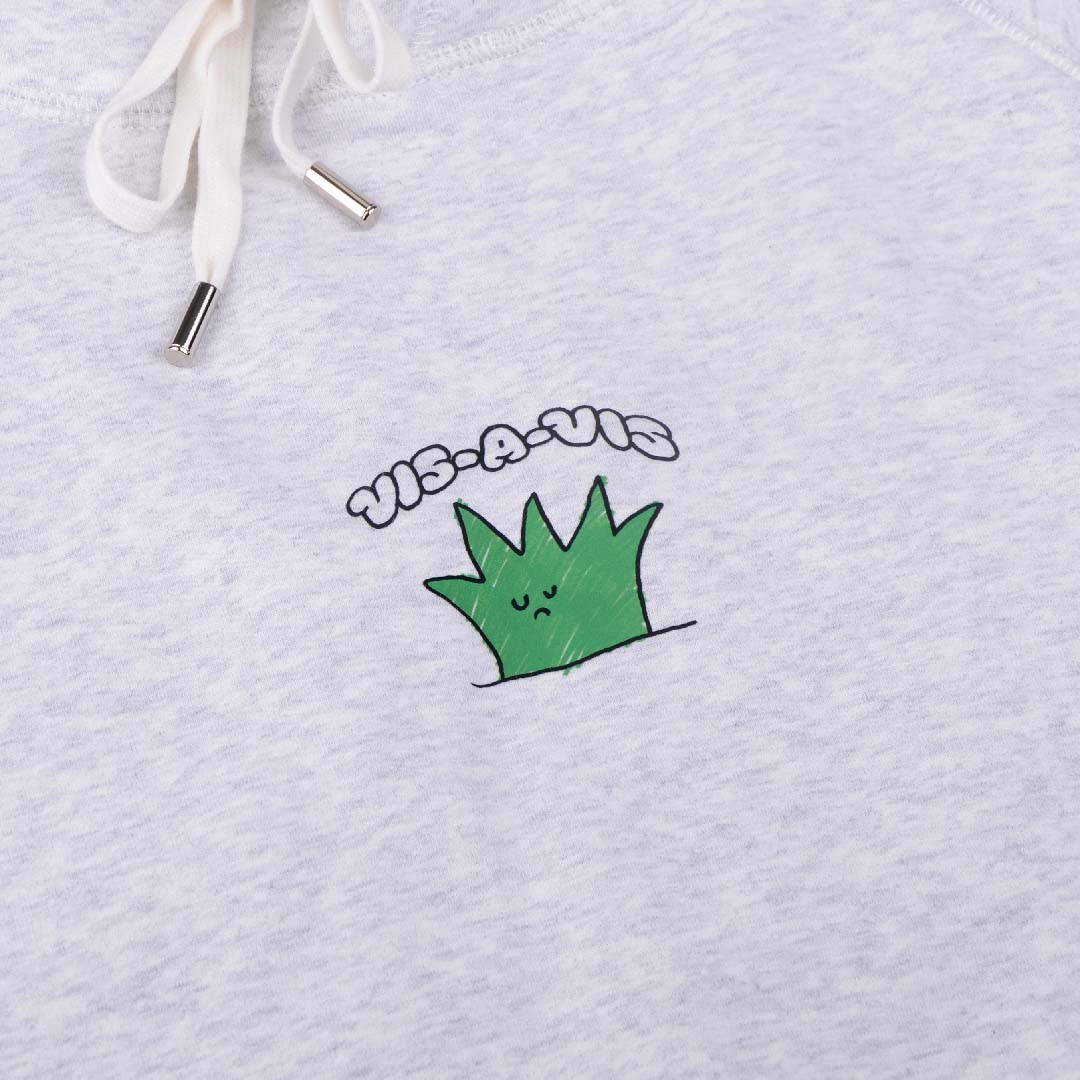 SUN"SAD" GRASS FLEECE HOODIE  :( 日落傷心小草連帽T恤