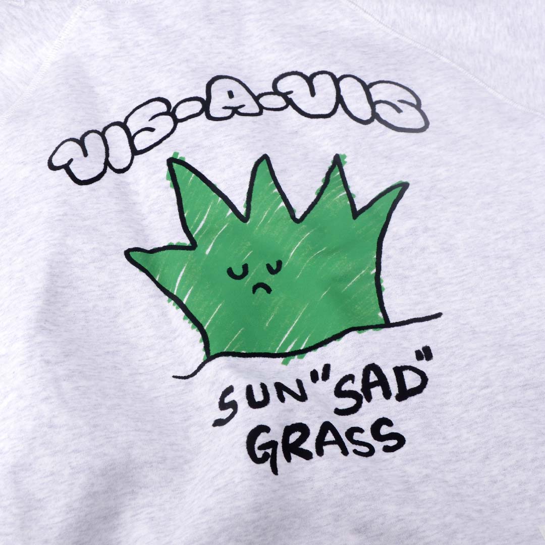 SUN"SAD" GRASS FLEECE HOODIE  :( 日落傷心小草連帽T恤