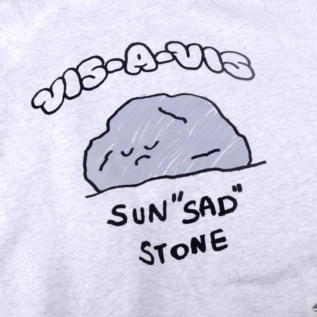 SUN"SAD" STONE FLEECE HOODIE  :( 日落傷心俗投連帽T恤