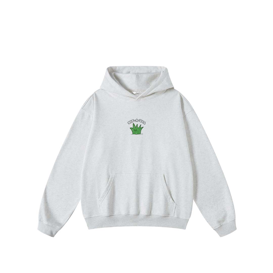 【無標籤款】SUN"SAD" GRASS HOODIE  :( 日落傷心小草連帽T恤 (大絨布)