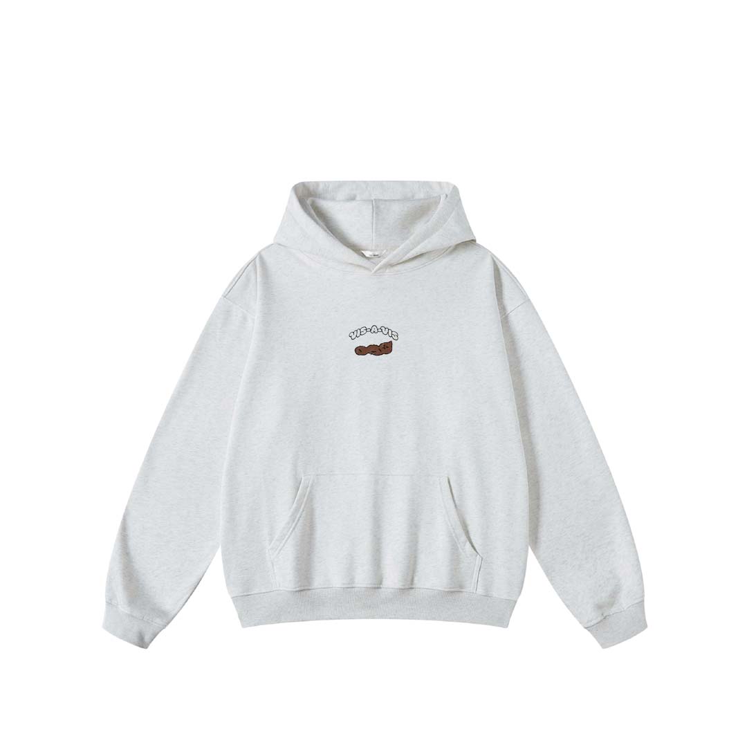 【無標籤款】SUN"SAD" POOP HOODIE  :( 日落傷心便便連帽T恤 (大絨布)