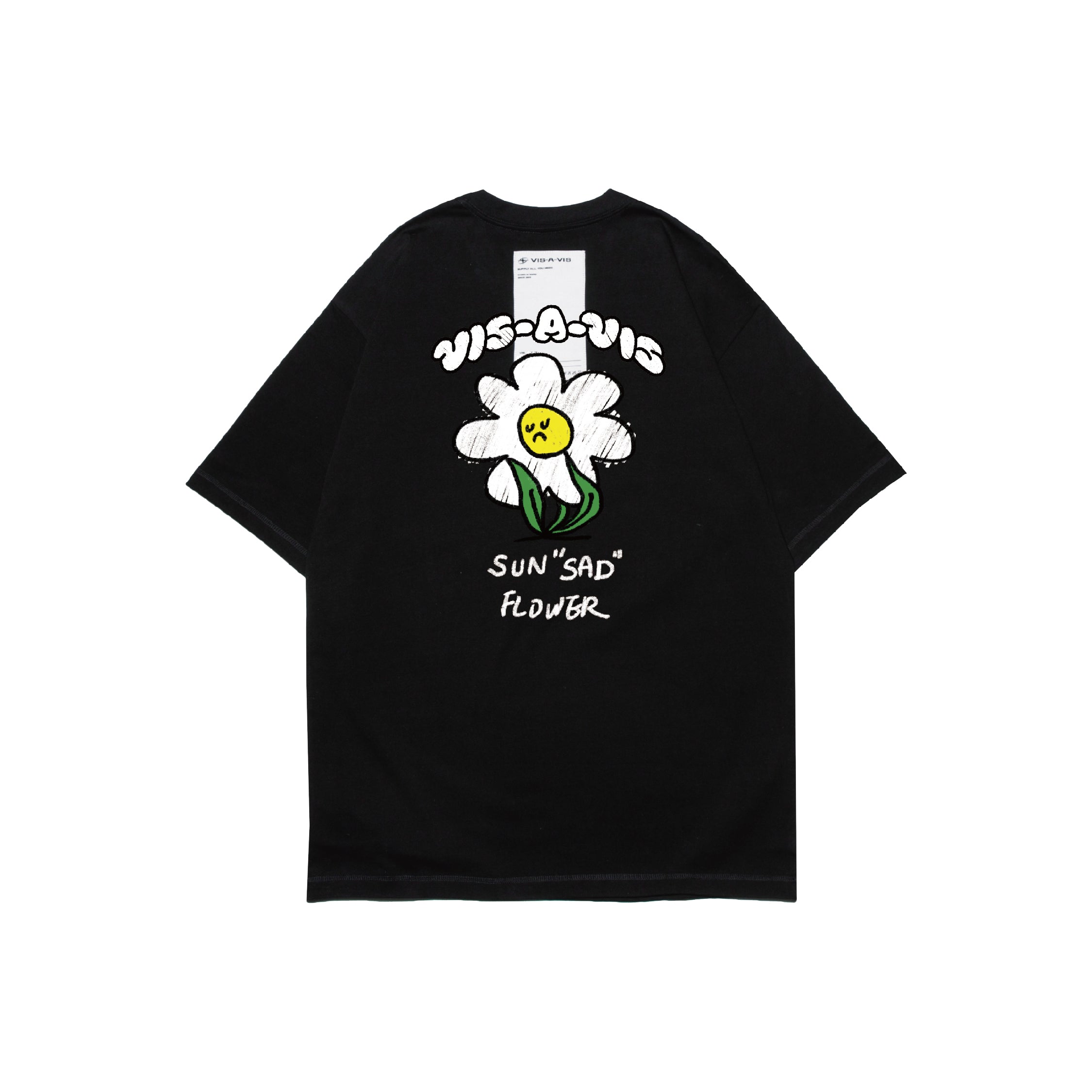 SUN"SAD" FLOWER T-SHIRT  :( 日落傷心小花短袖T恤