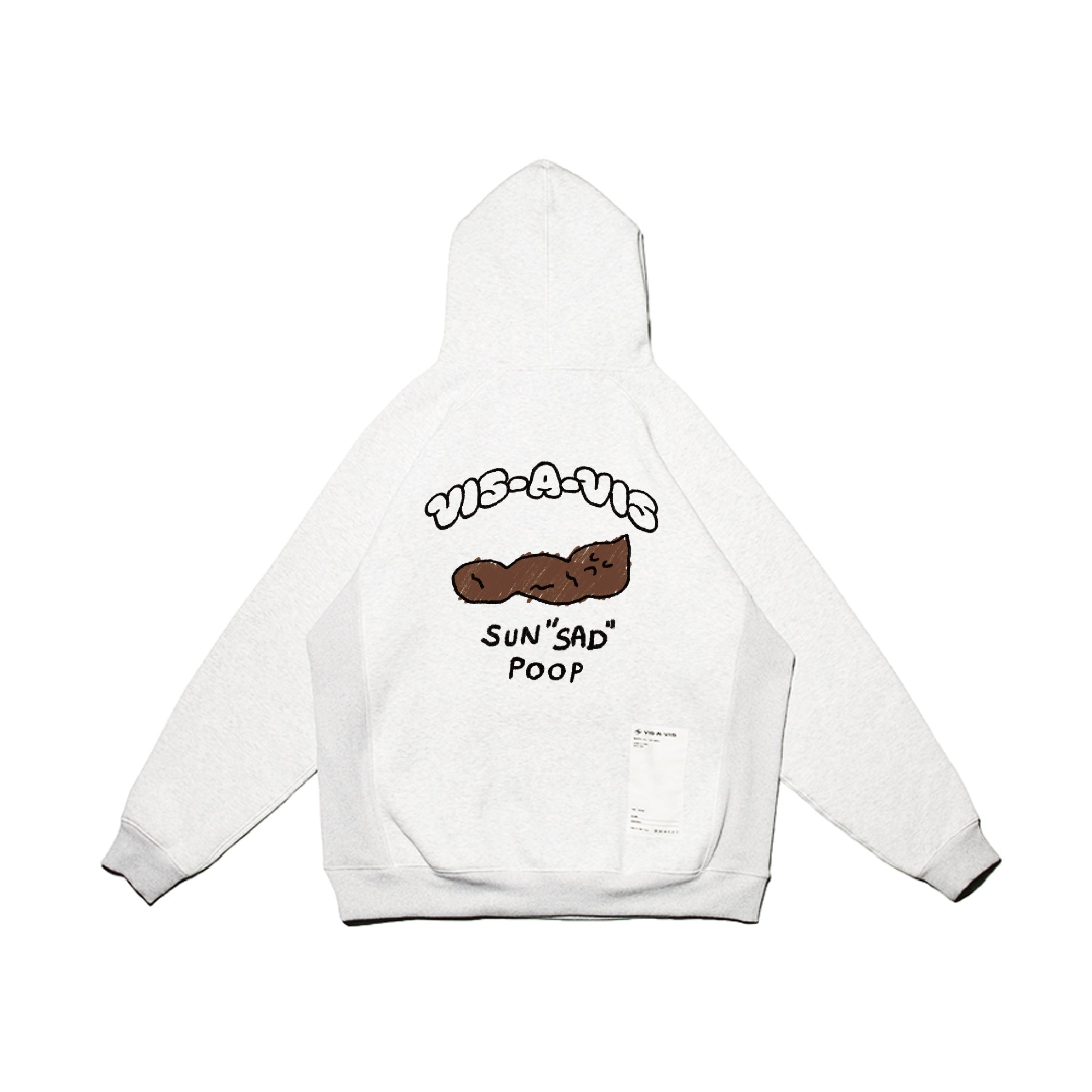 SUN"SAD" POOP FLEECE HOODIE  :( 日落傷心便便連帽T恤