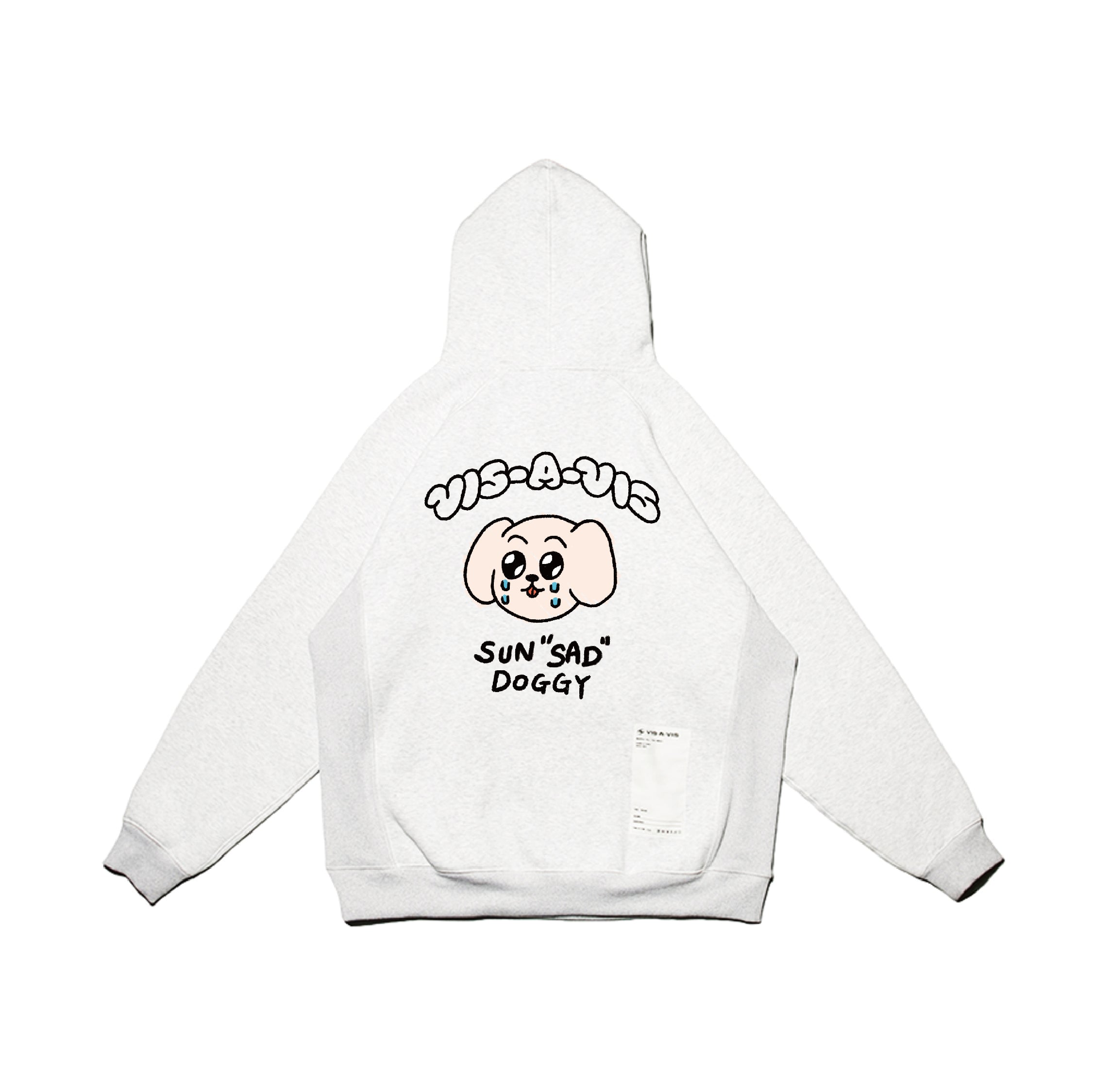 SUN"SAD" DOGGY FLEECE HOODIE  :( 日落傷心小狗連帽T恤