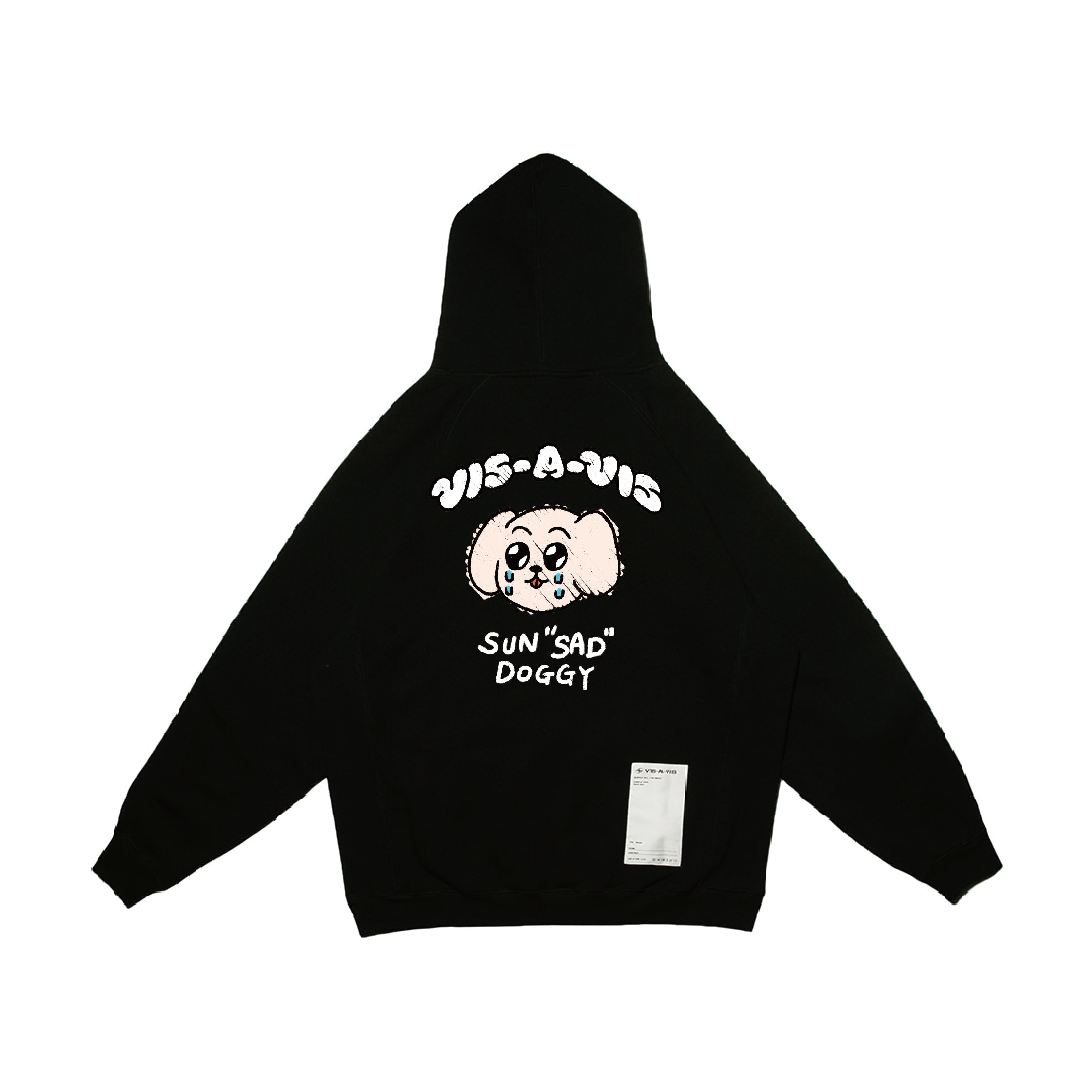 SUN"SAD" DOGGY FLEECE HOODIE  :( 日落傷心小狗連帽T恤