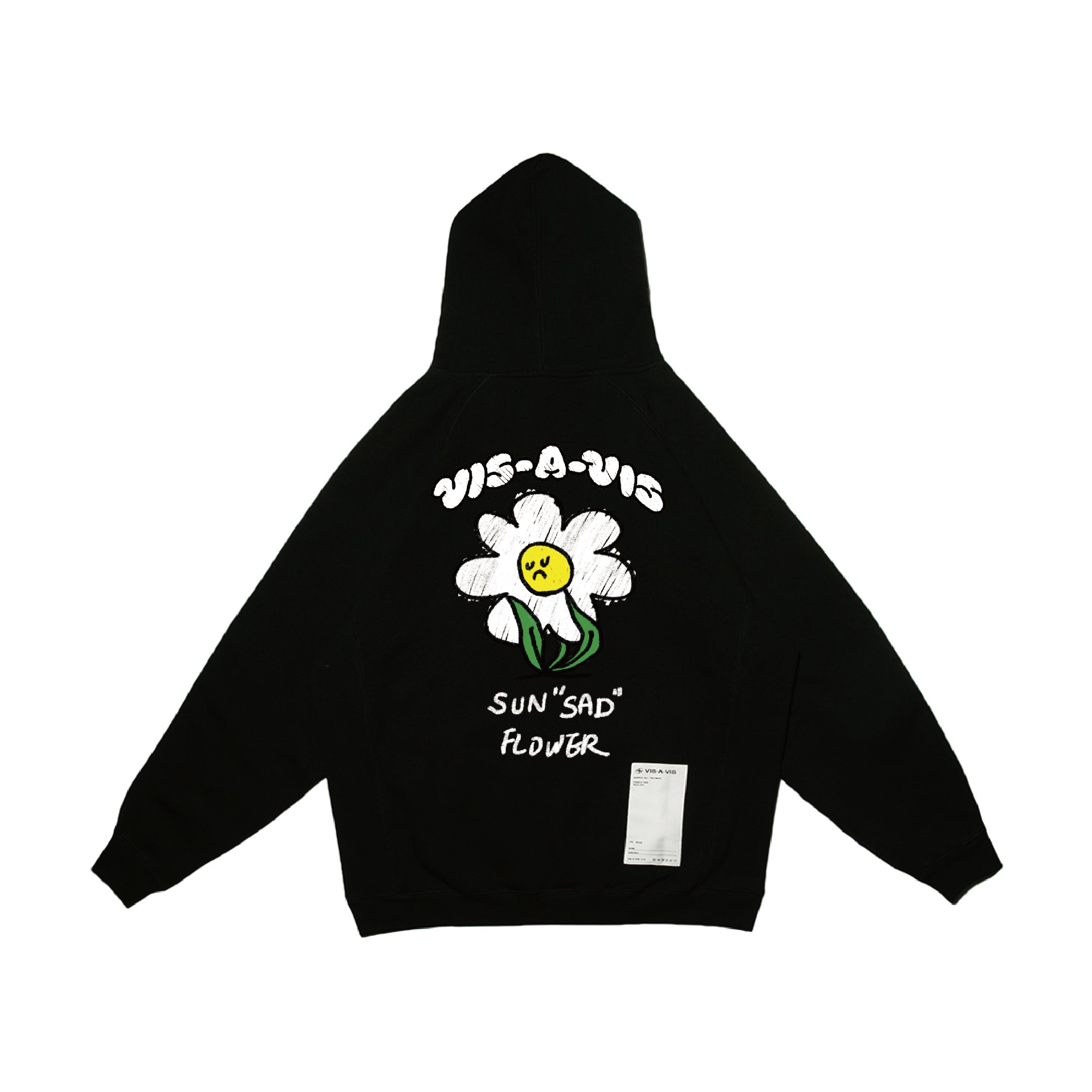 SUN"SAD" FLOWER FLEECE HOODIE  :( 日落傷心小花連帽T恤