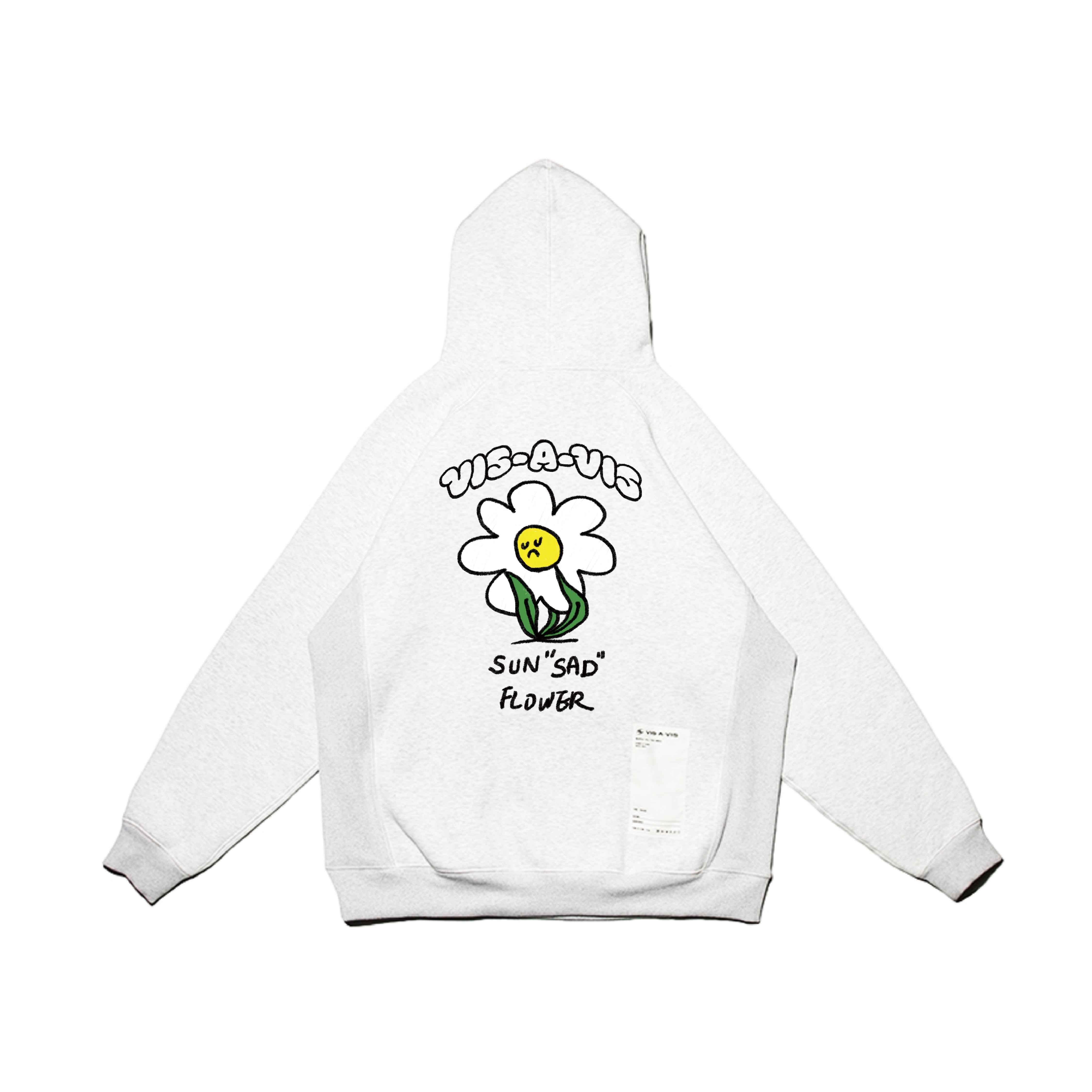 SUN"SAD" FLOWER FLEECE HOODIE  :( 日落傷心小花連帽T恤