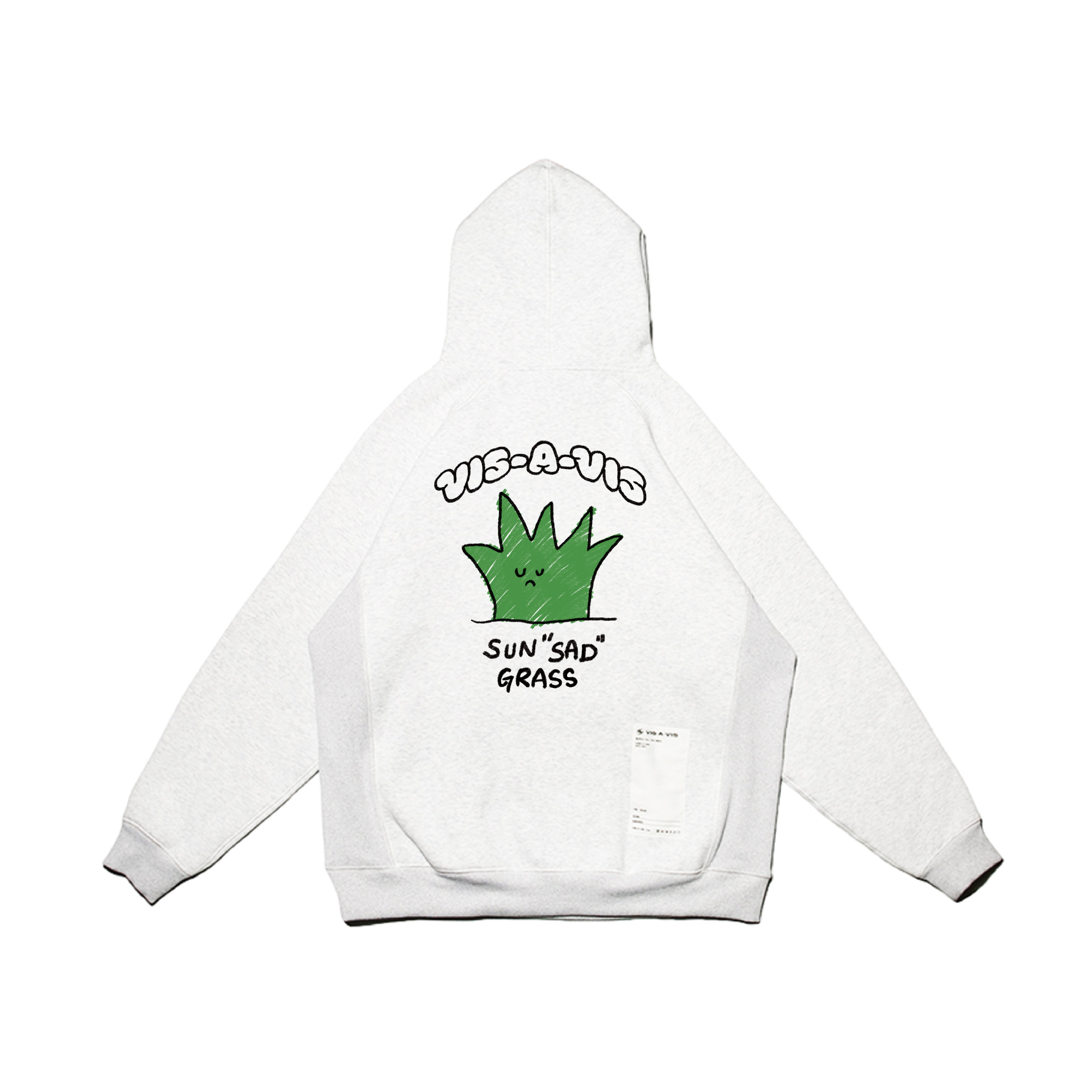 SUN"SAD" GRASS FLEECE HOODIE  :( 日落傷心小草連帽T恤