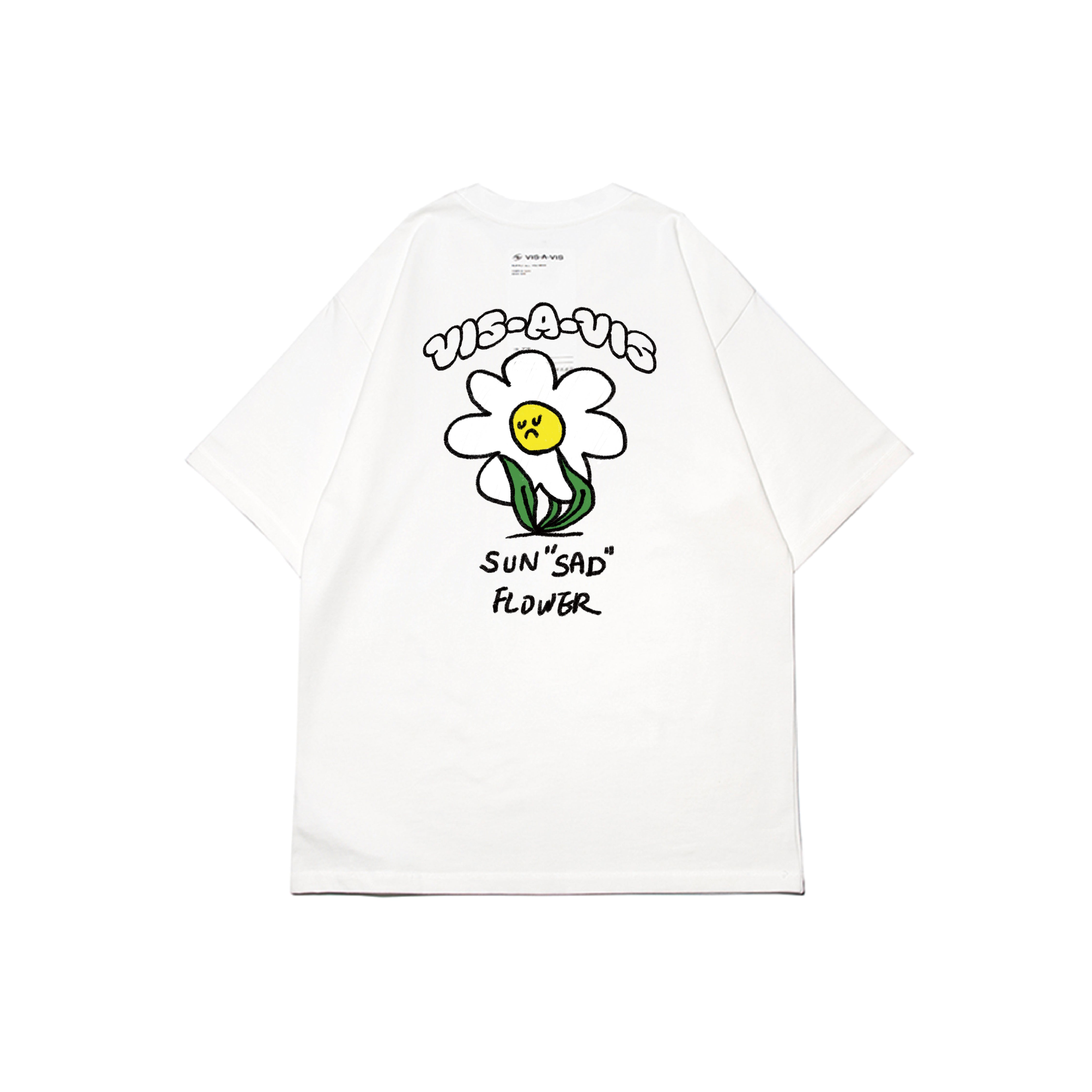 SUN"SAD" FLOWER T-SHIRT  :( 日落傷心小花短袖T恤