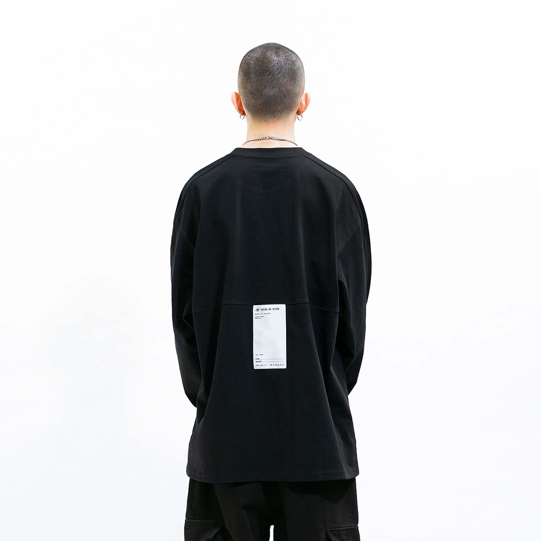 LONG SLEEVE TEE 拼接长袖T恤