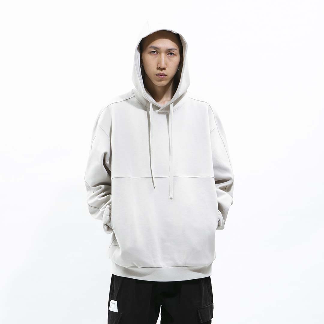 CONTRAST HOODIE 拼接連帽T恤