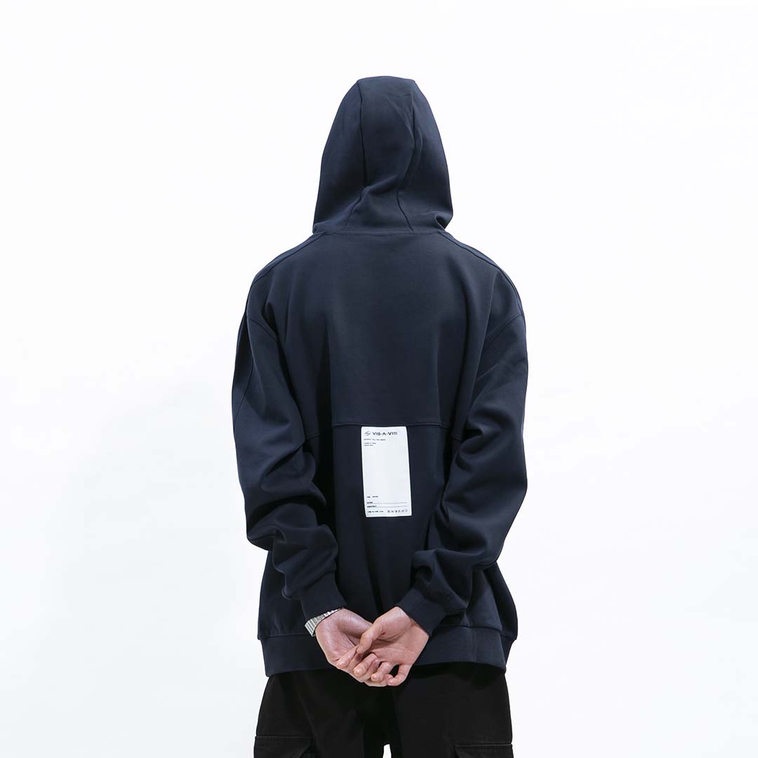 CONTRAST HOODIE 拼接连帽T恤