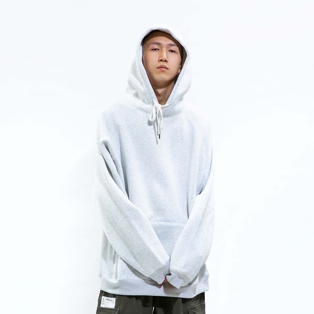 FLEECE HODDIE 內刷毛羅紋拼接連帽T恤