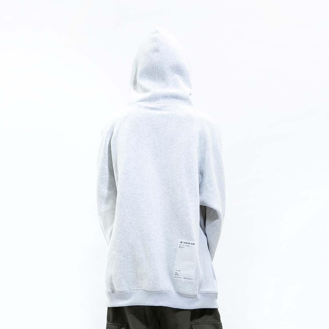 FLEECE HODDIE 內刷毛羅紋拼接連帽T恤