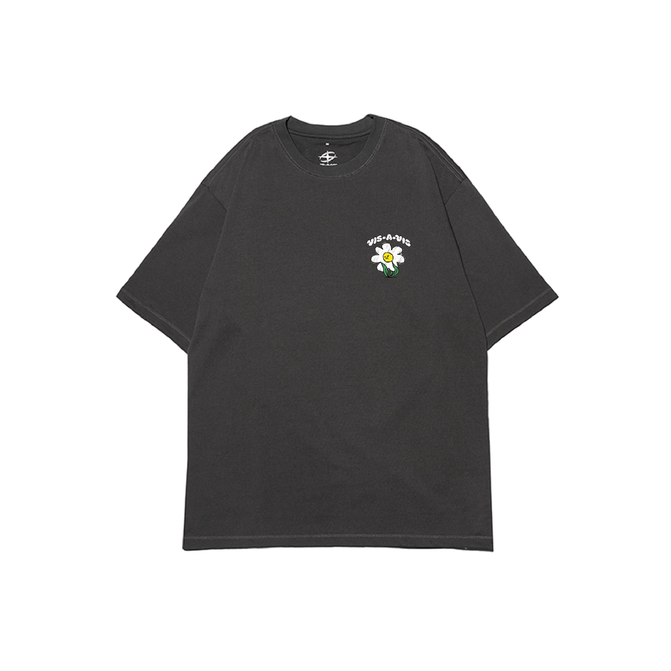 SUN"SAD" FLOWER T-SHIRT  :( 日落傷心小花短袖 '' 360g重磅 '' 短袖T恤