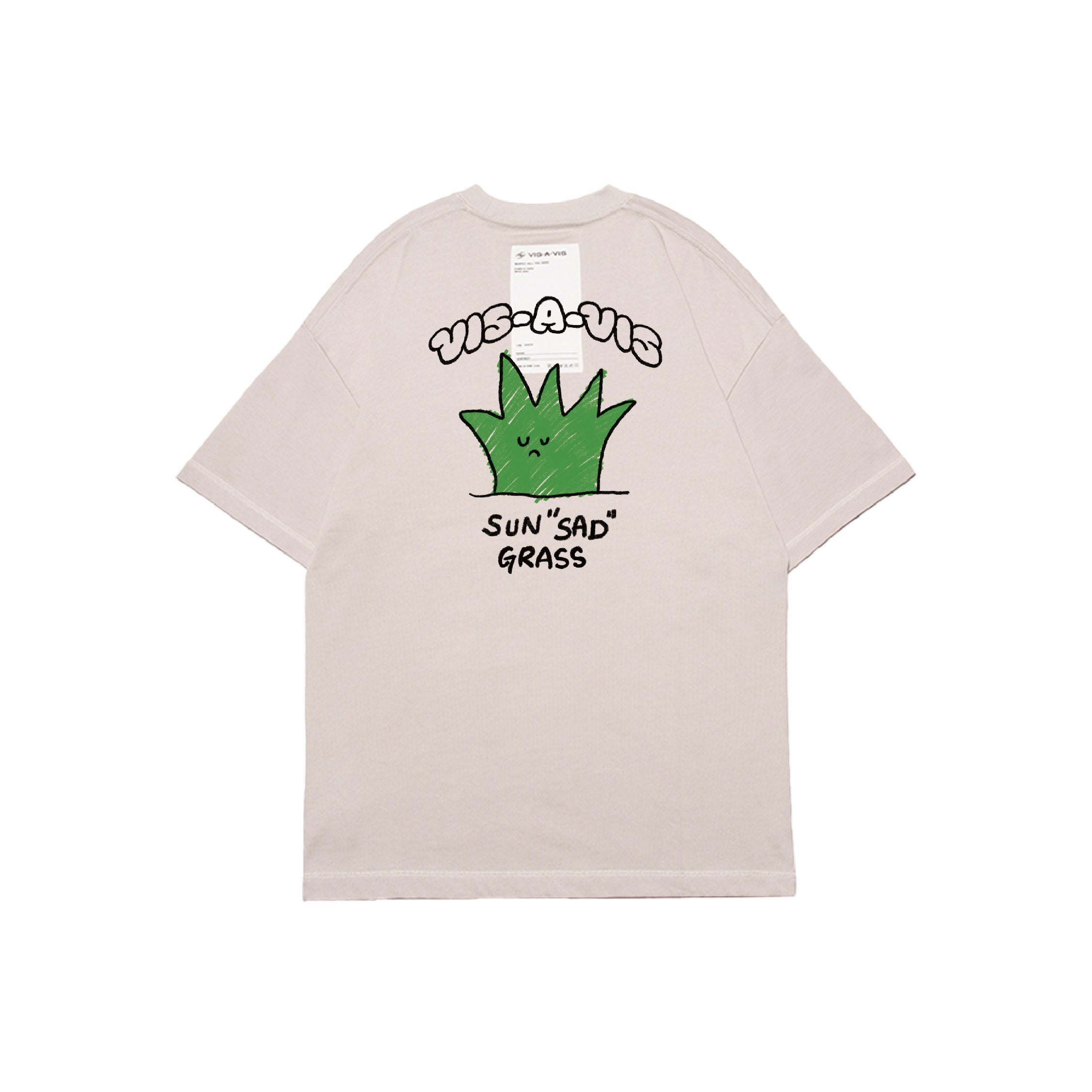 SUN"SAD" GRASS T-SHIRT  :( 日落傷心小草 '' 360g重磅 '' 短袖T恤