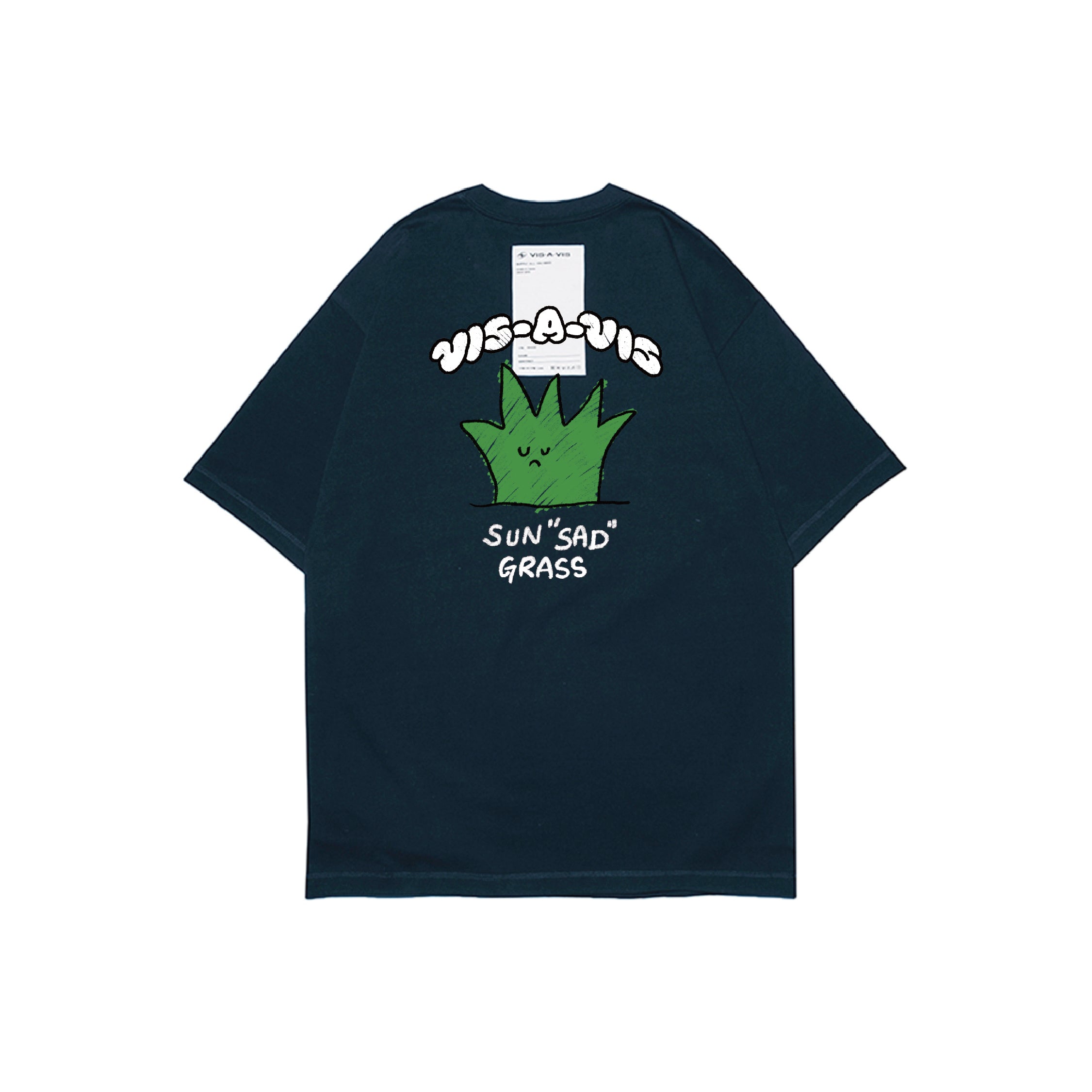 SUN"SAD" GRASS T-SHIRT  :( 日落傷心小草 '' 360g重磅 '' 短袖T恤