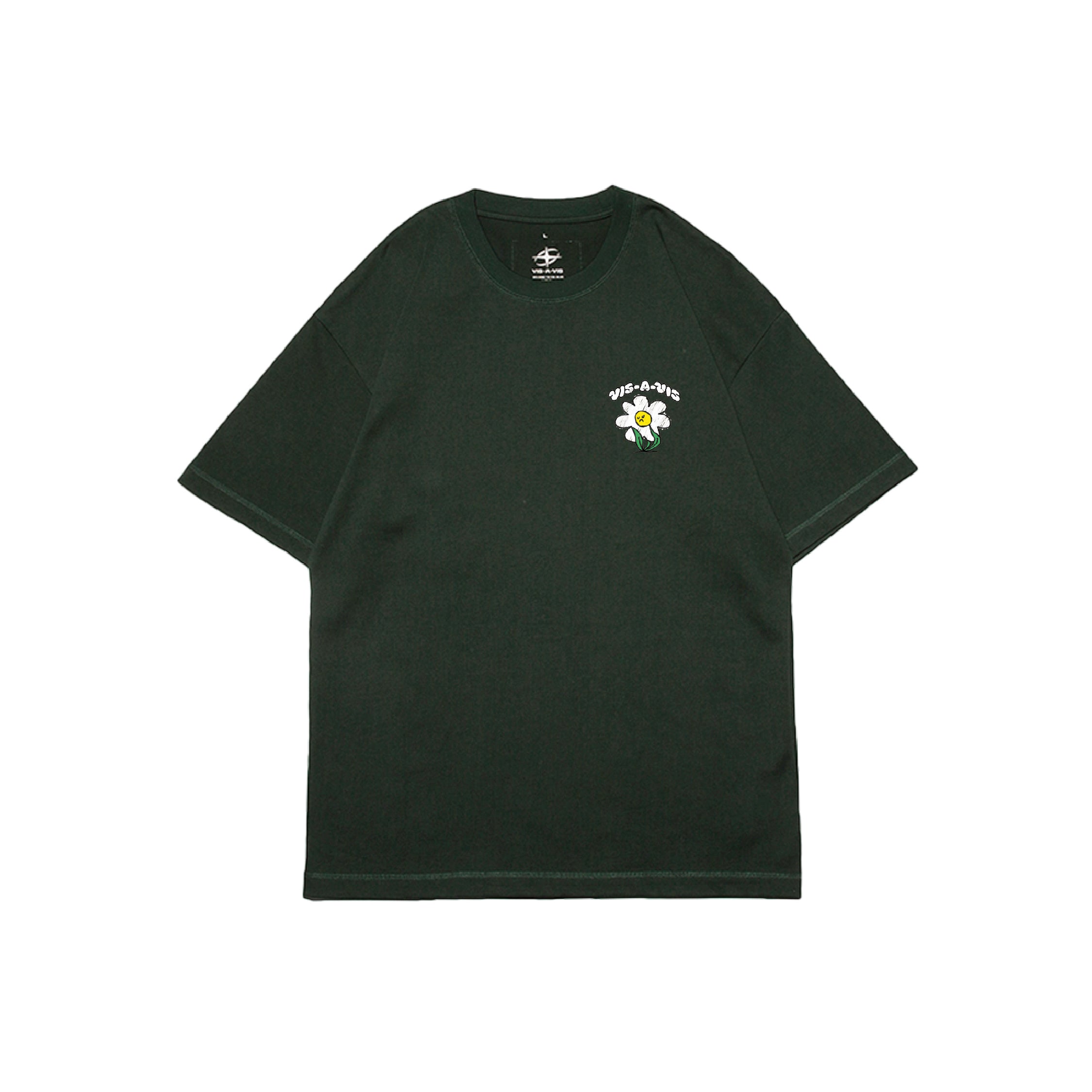 SUN"SAD" FLOWER T-SHIRT  :( 日落傷心小花短袖 '' 360g重磅 '' 短袖T恤