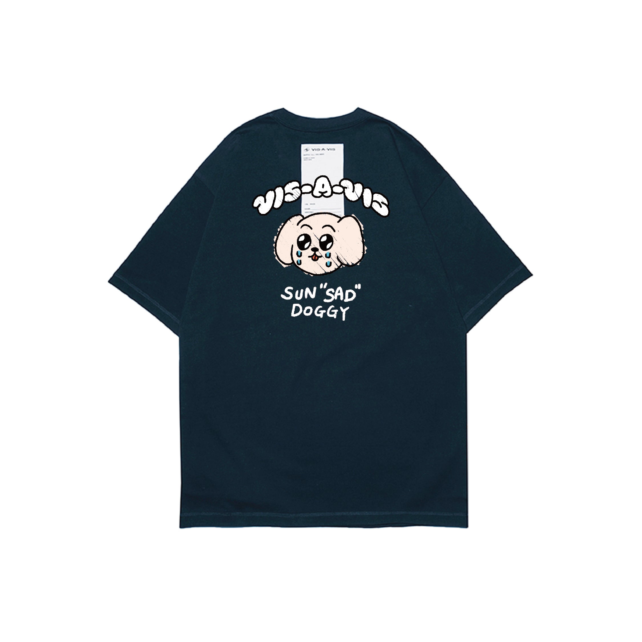 SUN"SAD" DOGGY T-SHIRT  :( 日落傷心小狗 '' 360g重磅 '' 短袖T恤