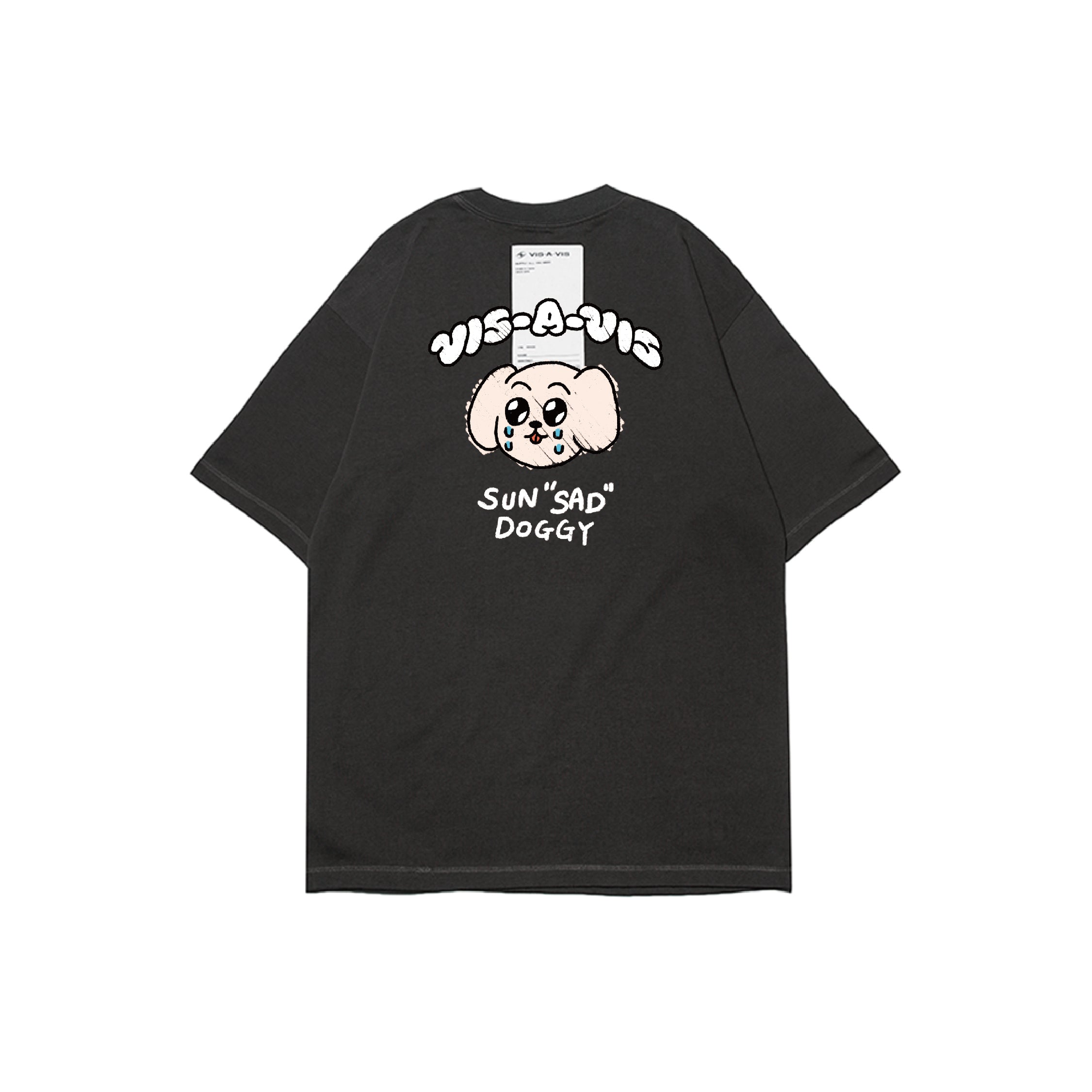 SUN"SAD" DOGGY T-SHIRT  :( 日落傷心小狗 '' 360g重磅 '' 短袖T恤