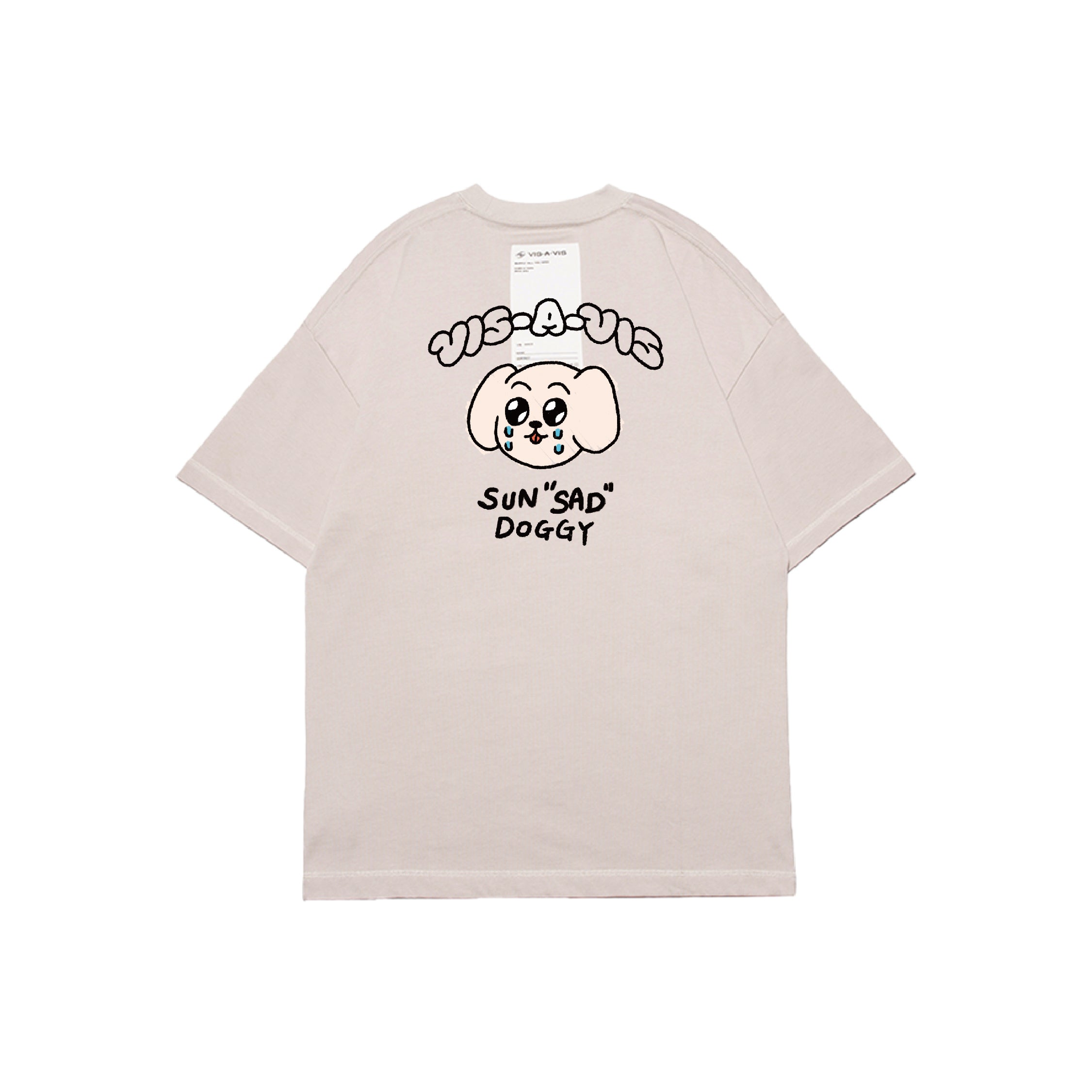 SUN"SAD" DOGGY T-SHIRT  :( 日落傷心小狗 '' 360g重磅 '' 短袖T恤