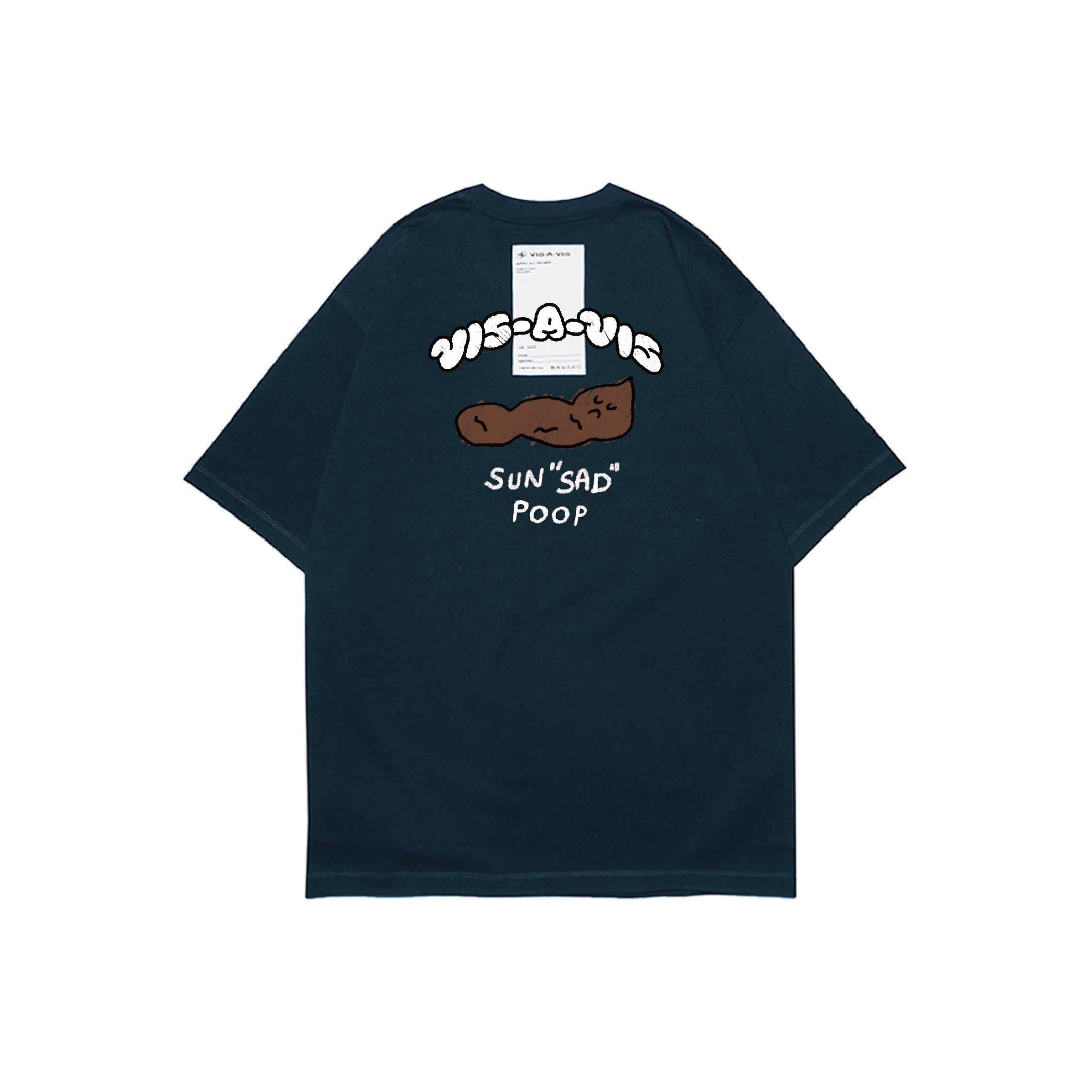 SUN"SAD" POOP T-SHIRT  :( 日落傷心便便 '' 360g重磅 '' 短袖T恤