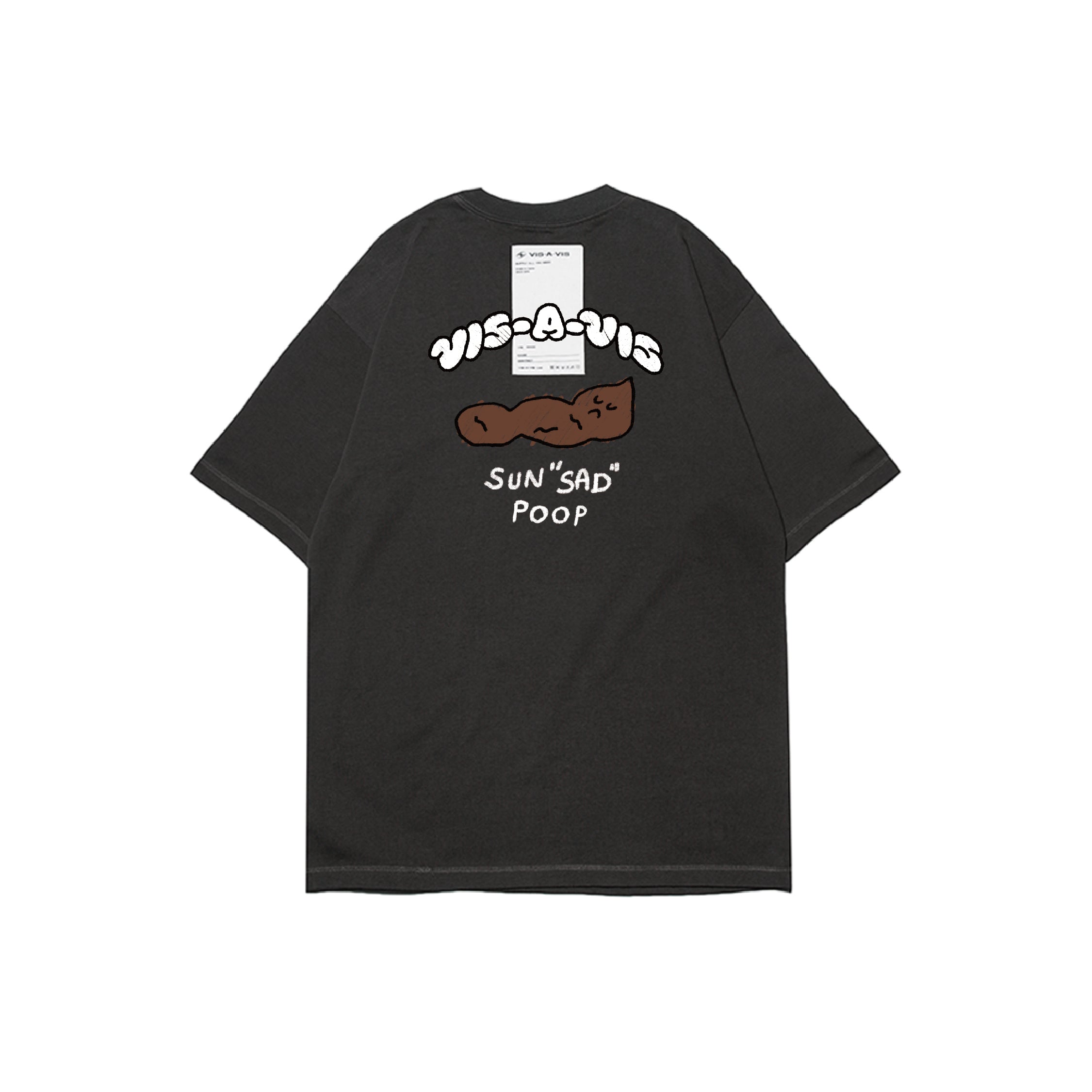 SUN"SAD" POOP T-SHIRT  :( 日落傷心便便 '' 360g重磅 '' 短袖T恤