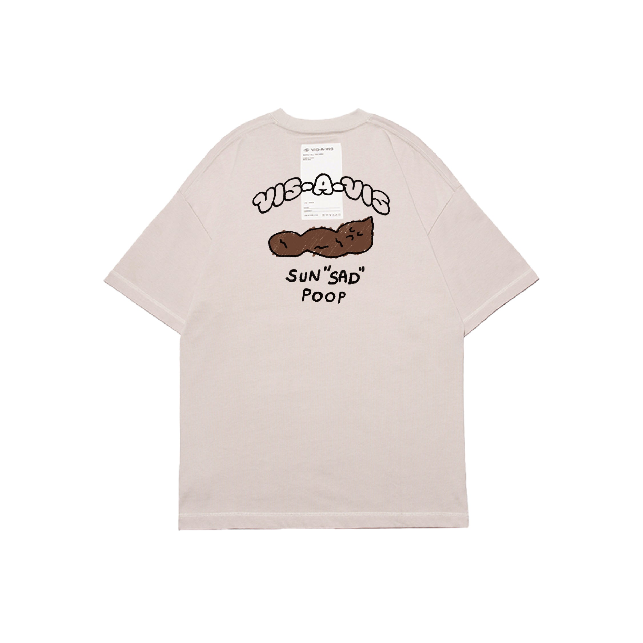 SUN"SAD" POOP T-SHIRT  :( 日落傷心便便 '' 360g重磅 '' 短袖T恤