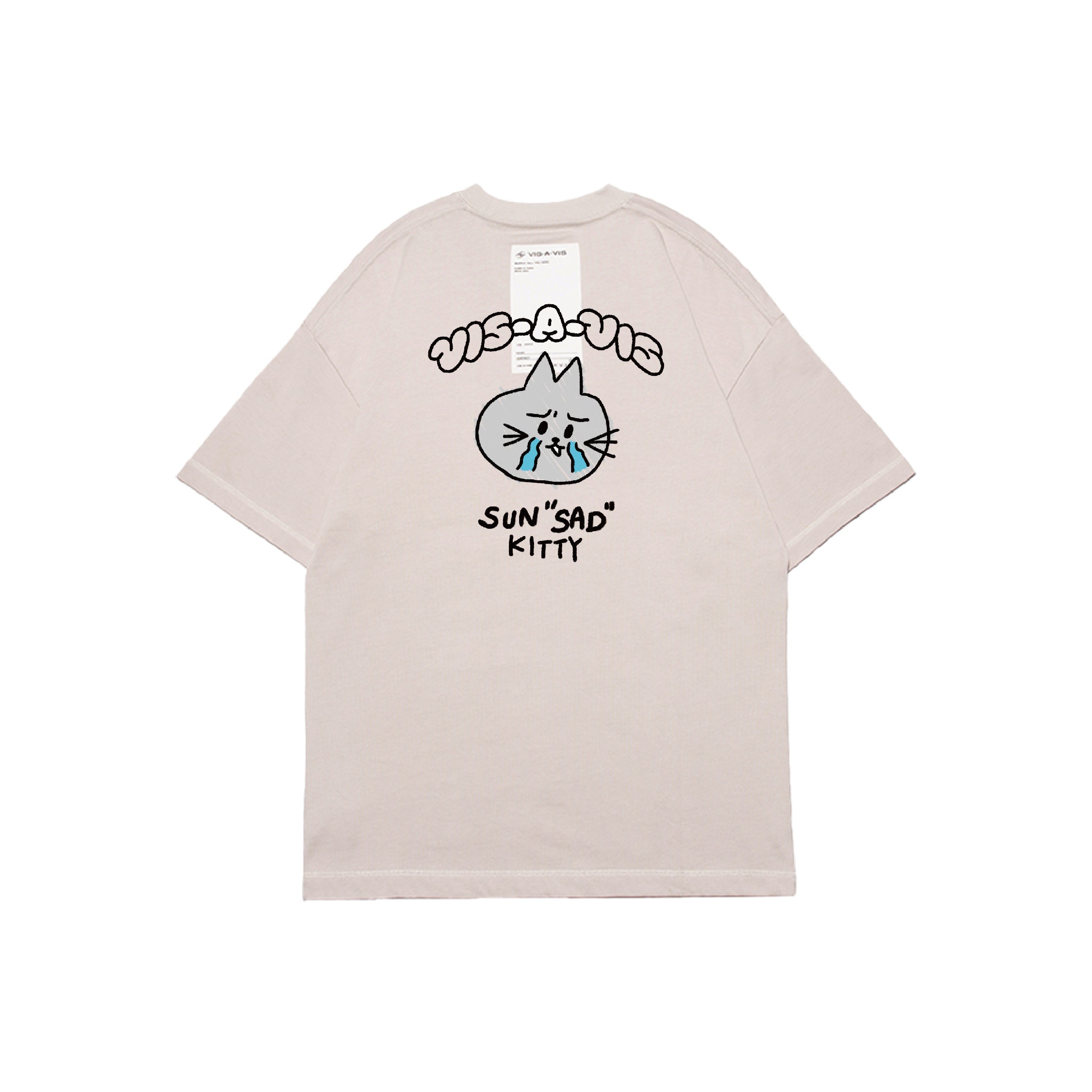 SUN"SAD" KITTY T-SHIRT  :( 日落傷心小貓 '' 360g重磅 '' 短袖T恤